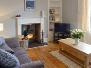 Comfortable living room with a cosy wood burner | Rockhill, Inverness