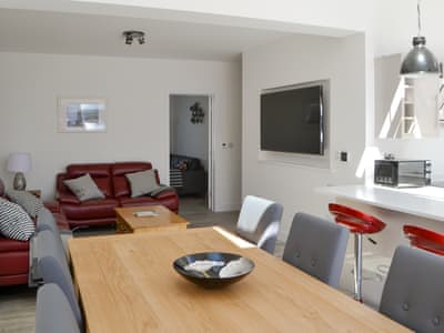 Well presented open plan living space | ROK House, Amble