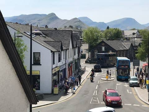 Lovely view from the apartment over Keswick and beyond to the fells | Hindscarth, Keswick