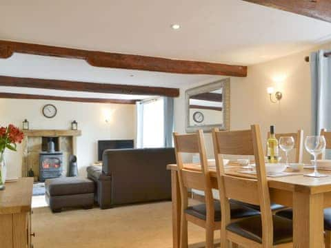 Light and airy living and dining room | Townend Cottage, Soulby, near Kirkby Stephen