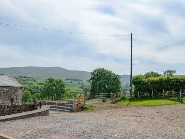 Ample parking available with wonderful Lakeland views | Swaledale Cottage - Swaledale and Ellerbeck Cottages, Caldbeck, near Keswick