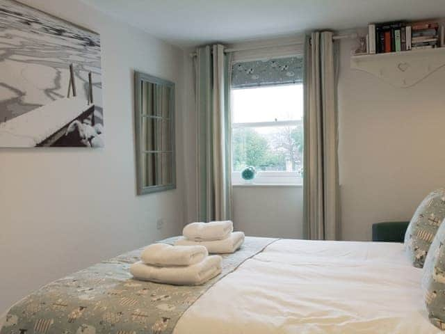 Peaceful double bedroom | 12A Elm Court - Greta Grove Apartments, Keswick