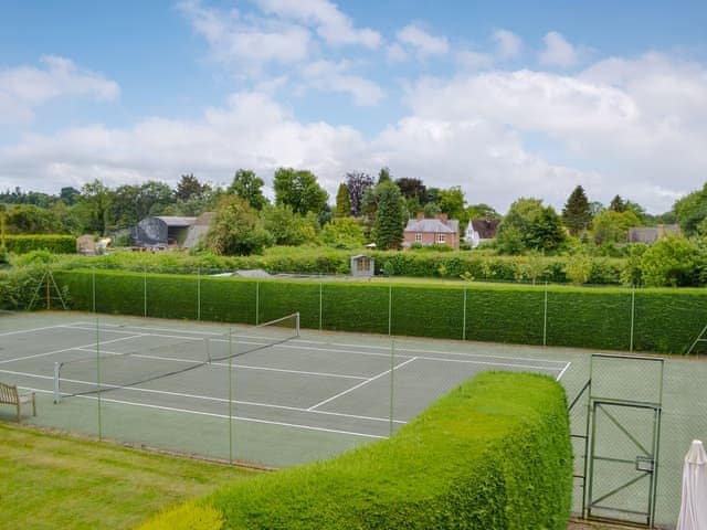 Tennis court | The Stables, Eardisland, near Leominster