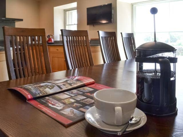 Light and airy dining space within the kitchen/diner | Souterstead, Torver, near Coniston