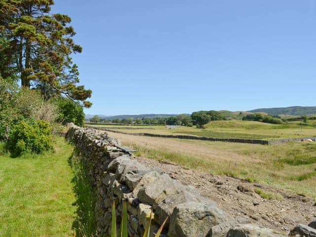 Views over open countryside from the mature garden | Souterstead, Torver, near Coniston