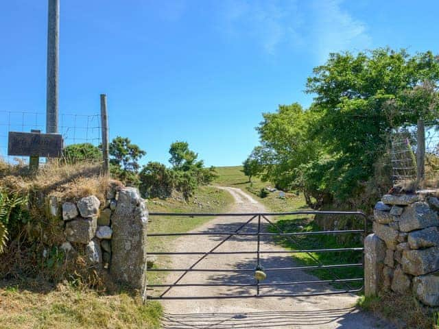 Accessed by a little private road across stunning open moorland | Wallhouse Barn, Bodmin