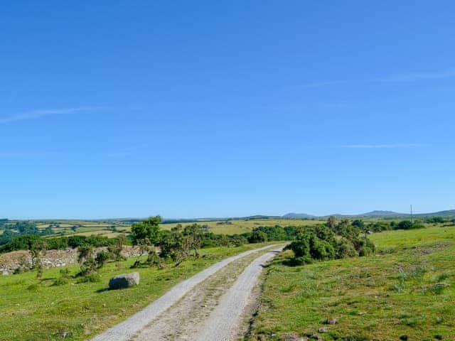 Accessed by a little private road across stunning open moorland | Wallhouse Barn, Bodmin