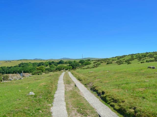 Accessed by a little private road across stunning open moorland | Wallhouse Barn, Bodmin