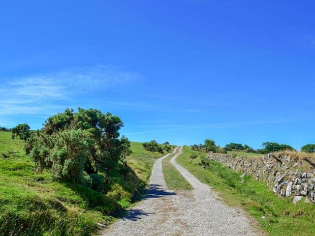 Accessed by a little private road across stunning open moorland | Wallhouse Barn, Bodmin