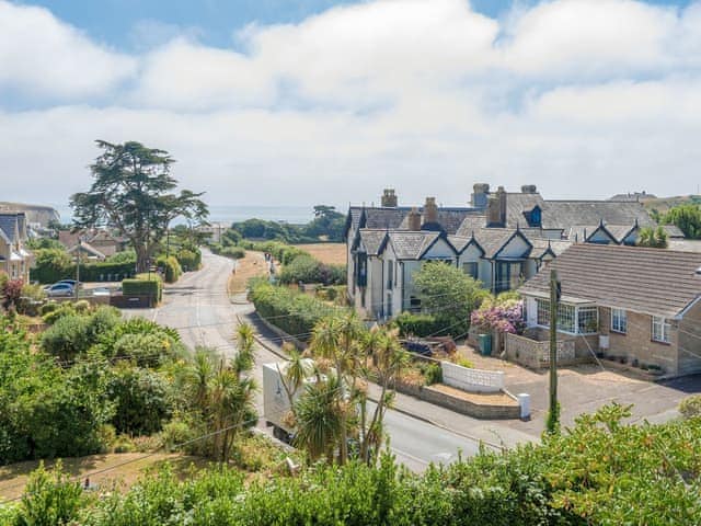 Magnificent sea views from the upper floors | Moonbeam House, Freshwater Bay