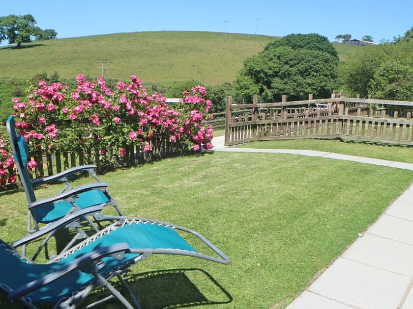 Wonderful enclosed garden with incredible views | Valley View - Hewish Mill, Muddiford, nr. Barnstaple