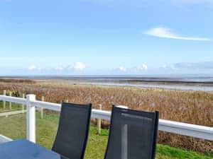 Uninterrupted views over Southerness beach | Beachcomber Lodge, Southerness, near Dalbeattie