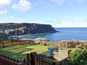 Beautiful uninterrupted views from the lounge over the sea below and beyond | Ruach, Gardenstown, near Macduff