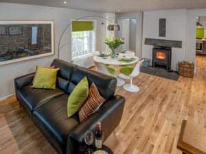 Delightful living/ dining room with wood burner | Granary - Gatehouses of Fleet, Gatehouse of Fleet