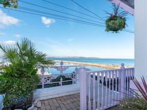 Stunning harbour views from the verandah.  Please note, this view has been taken from the verandah and not the apartment. | The Seashell - Harbour Lights, Brixham