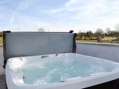 Private hot tub for six | Greengill Farm Holiday Cottage - Greengill, Greengill, near Cockermouth