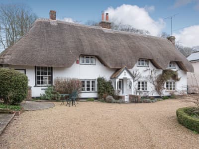 Charming, comfortable, single-storey thatched annexe | Little Trout, Nether Wallop, near Stockbridge