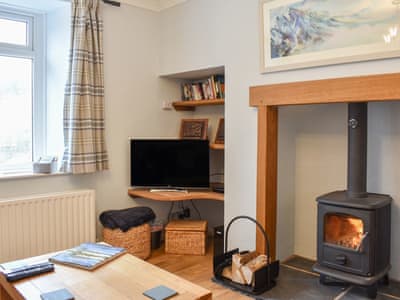 Cosy living room with woodburner | Hovera, Glenridding, near Penrith
