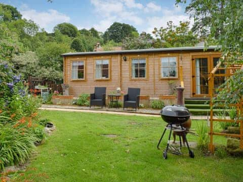 Beautiful, detached timber lodge is set in a tranquil location | The Shack, Beckhole, Goathland, near Whitby