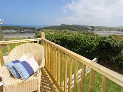 Balcony with fantastic sea views | 9 Glendorgal - Glendorgal, Newquay