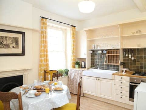 Kitchen with dining area | The Lymington Apartment, Lymington, New Forest