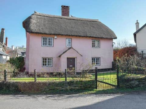 Unique pink thatched cottage | Royal Oak Farm, Winsford