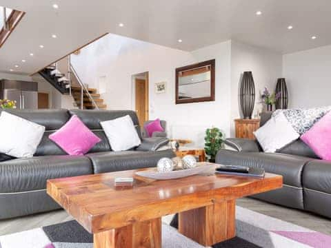 Stylish living area | Sunset View, Port Lamont, near Dunoon