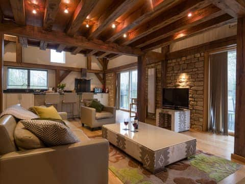 Cosy lounge area | Coot Lodge, Somerford Keynes, near Cirencester