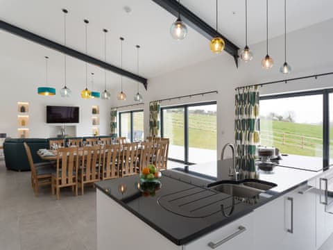 Contemporary open-plan living space | Tree Park, Halwell, near Totnes