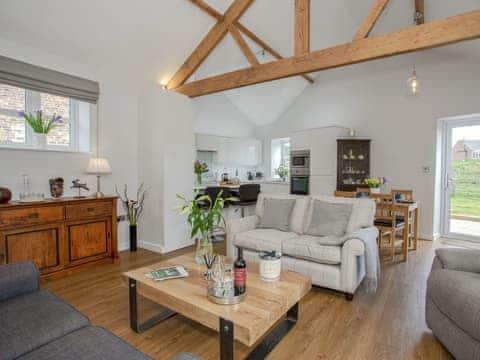 Stylish open plan living space | Brens Barn, Aiskew, near Bedale
