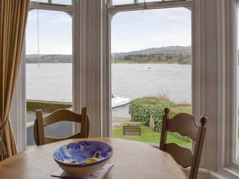 Dining area with views over lake windermere | Mere View, Ambleside