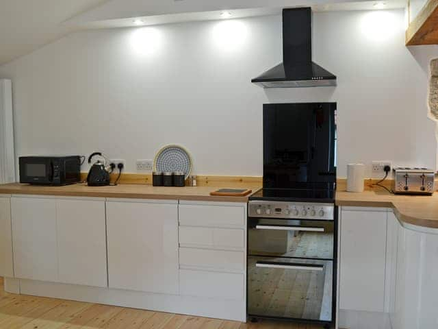 Immaculately presented kitchen area | Number Two The Neuk, Belford, near Bamburgh