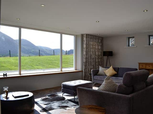 Living room with spectacular views | The Old Post Office Gillerthwaite, Loweswater, near Cockermouth