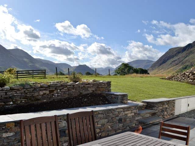 Sitting out area and garden | The Old Post Office Gillerthwaite, Loweswater, near Cockermouth