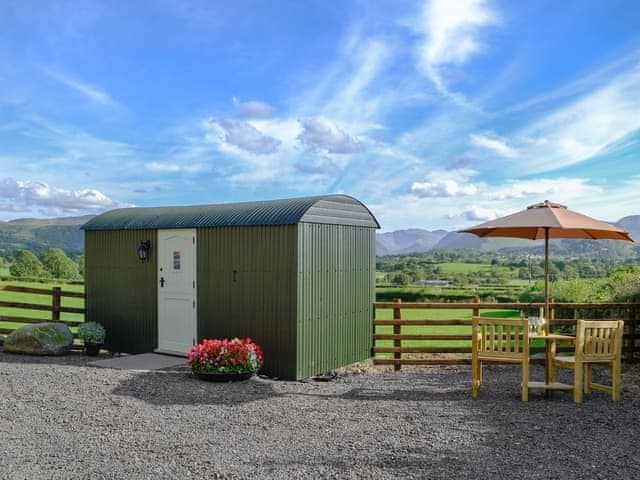 Quirky and charming holiday accommodation | Skiddaw - Lake View Shepherds Huts, Millbeck, near Keswick