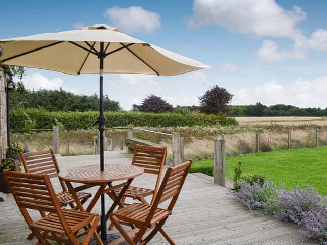 Sitting out area | Little Barn - Tynely Farm, Tynely, near Embleton