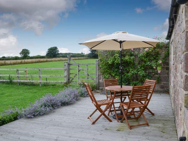 Sitting out area | Little Barn - Tynely Farm, Tynely, near Embleton