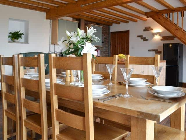 Dining area | The Granary - Brockholme Barns, Hornsea