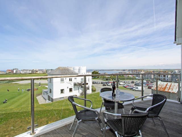 Balcony | Poseidon Penthouse - Bredon Court, Newquay