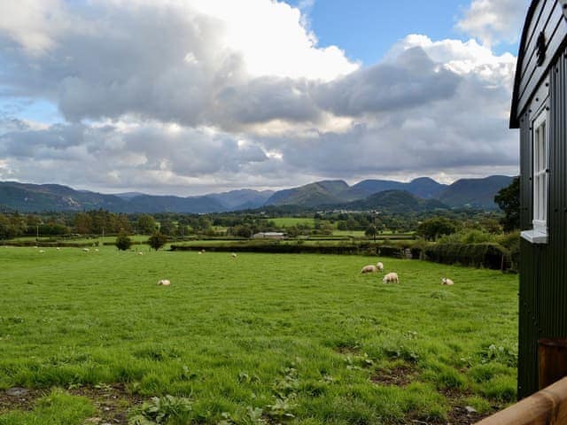 Lovely open countryside | Skiddaw - Lake View Shepherds Huts, Millbeck, near Keswick