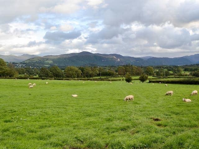 Green fields and rugged Lakeland fells | Skiddaw - Lake View Shepherds Huts, Millbeck, near Keswick