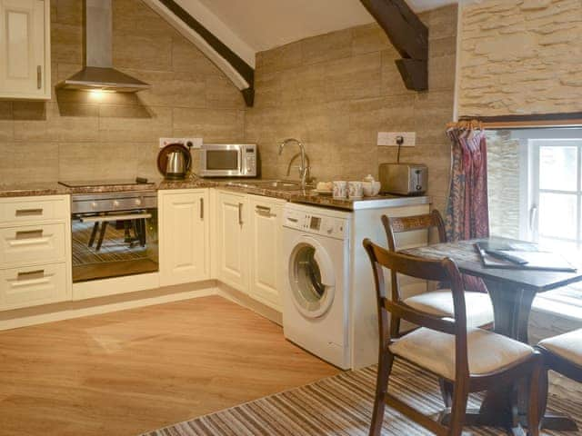 Well-equipped fitted kitchen | Mill Apartment - Trimstone Manor Cottages, Trimstone, near Woolacombe