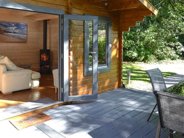 Outdoor area | Trelispen Lodge, Perran Downs, near Marazion