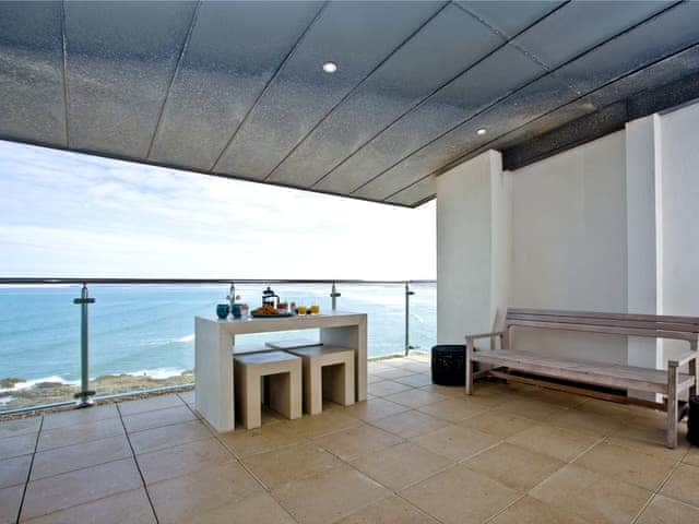 Balcony | The Penthouse Bay View - Nassau Court, Westward Ho!