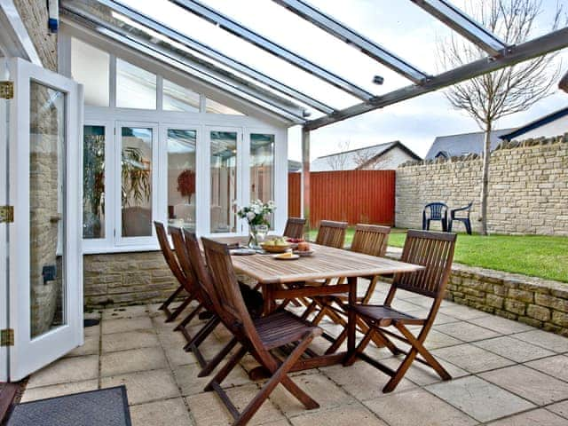 Patio | Pebble Beach Cottage, West Lulworth