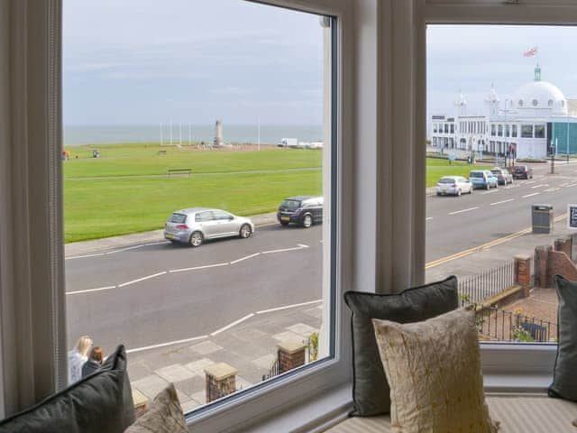 Coastal view from the living room | Bay View, Whitley Bay