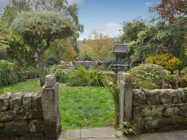 Garden | Water Bailiffs Lodge - Lumsdale Cottages, Lumsdale, Tansley Wood, near Matlock