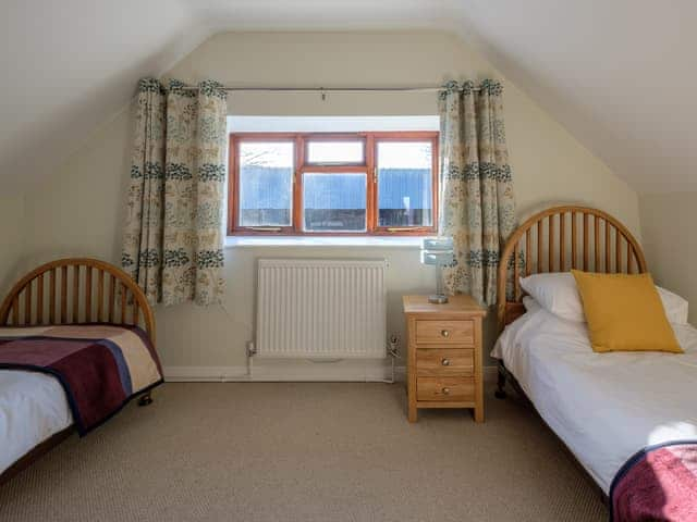 Twin bedroom | The Old Dairy, Whitwell