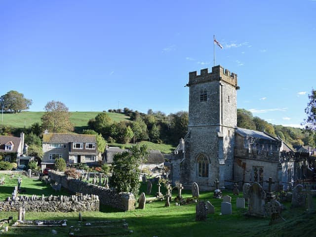 The picturesque St. Lawrence Church, Upwey