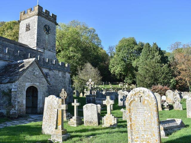 The picturesque St. Lawrence Church, Upwey